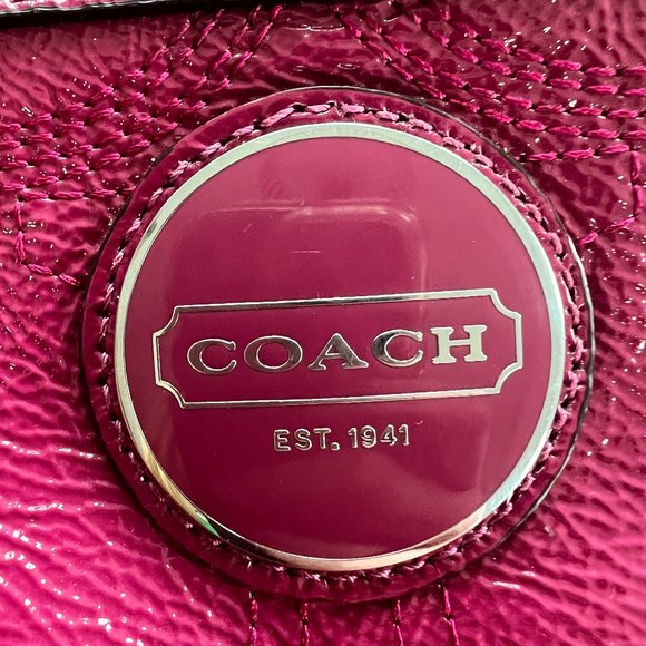 Coach Deep Raspberry Handbag - Picture 4 of 4
